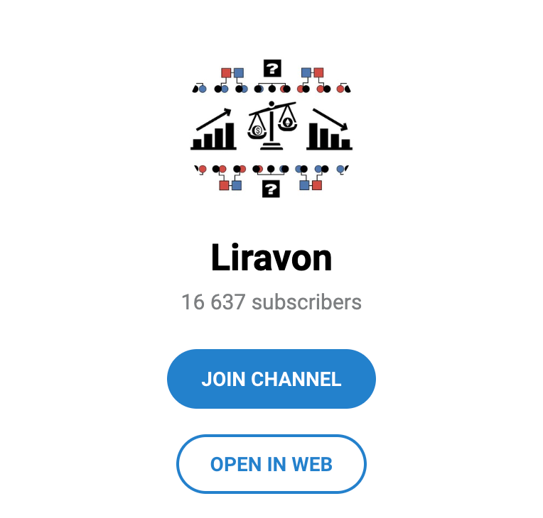 Телеграм канал Liravon